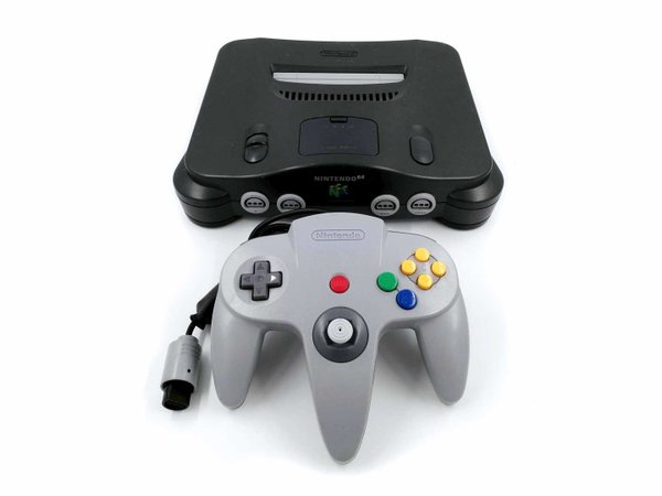 Nintendo 64 N64 konsoli + ohjain