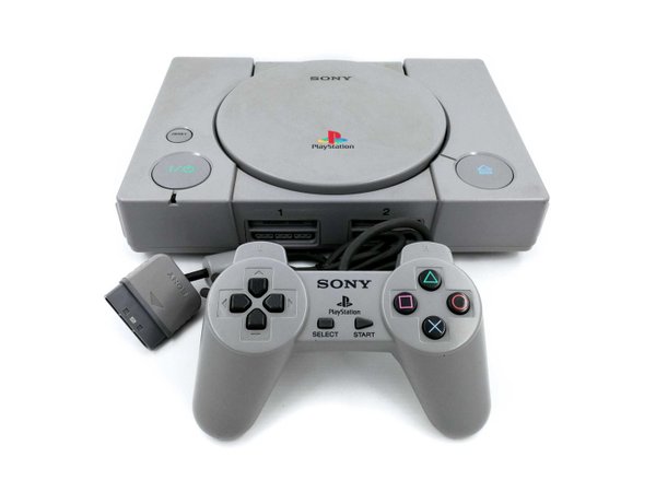 PlayStation 1 PS1 konsoli + ohjain