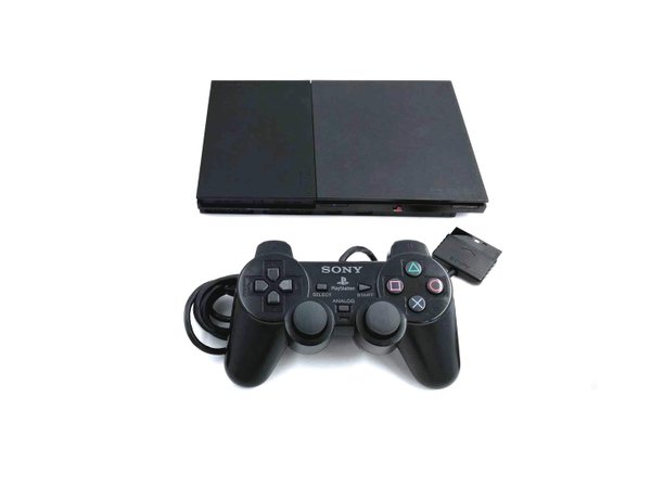 PlayStation 2 PS2 Slim konsoli + ohjain