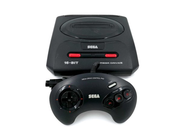 Sega Mega Drive konsoli + ohjain